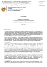 Statement by the Delegation of Armenia on the World Refugee Day, observed on 20 June 2025