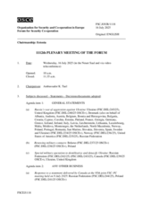 Journal of the 1112th Plenary Meeting of the Forum for Security Co-operation