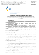 Statement by the Delegation of Ukraine on the Russian Federation’s ongoing aggression against Ukraine