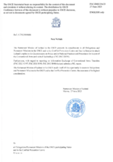 Response by the Delegation of Iceland to the Questionnaire on Participating States’ Policy and/or National Practices and Procedures for the Export of Conventional Arms and Related Technology Response by the Delegation of Iceland to the Questionnaire on Participating States’ Policy and/or National Practices and Procedures for the Export of Conventional Arms and Related Technology