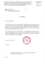 Information Exchange by the Delegation of Slovakia on Conventional Arms Transfer