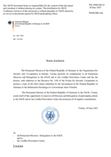 Information Exchange by the Delegation of Germany on Conventional Arms Transfer Information Exchange by the Delegation of Germany on Conventional Arms Transfer