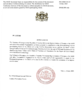 Information Exchange by the Delegation of Georgia on Conventional Arms Transfer Information Exchange by the Delegation of Georgia on Conventional Arms Transfer