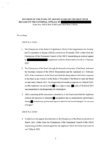 OSCE Panel of Adjudicators Decision 2-3/2025 OSCE Panel of Adjudicators Decision 2-3/2025