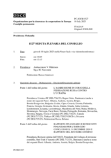 Giornale della 1527a Seduta plenaria del Consiglio permanente