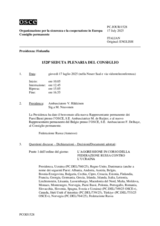 Giornale della 1528a Seduta plenaria del Consiglio permanente