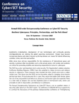 OSCE Chairpersonship Conference on Cyber/ICT Security: Concept Note and Agenda