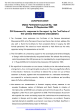 Statement by the Danish EU Presidency in response to the address by the Co-Chairs of the Geneva International Discussions