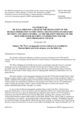 Statement by the Delegation of the Russian Federation in response to the statements by delegations