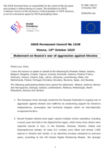 Statement by the Delegation of Denmark, also on behalf of several delegations, on the Russian Federation’s ongoing aggression against Ukraine
