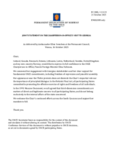 Statement by the Delegation of Norway on the visit of the Chairperson-in-Office to Armenia, Georgia and Azerbaijan on 14 and 15 October 2025