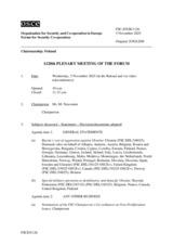 Journal of the 1120th Plenary Meeting of the Forum for Security Co-operation