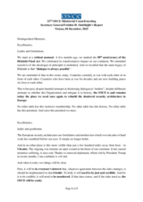 Secretary General Feridun H. Sinirlioğlu’s Report to the 32nd OSCE Ministerial Council Secretary General Feridun H. Sinirlioğlu’s Report to the 32nd OSCE Ministerial Council