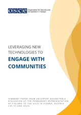 Leveraging new technologies to engage with communities Leveraging new technologies to engage with communities
