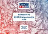 Programme and priorities of Switzerland’s OSCE Chairpersonship 2026
