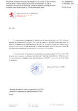 Response by the Delegation of Luxembourg to the Questionnaire on Anti-Personnel Mines and Explosive Remnants of War