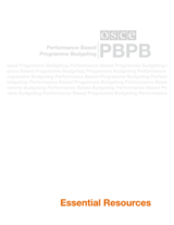 Performance Based Programme Budgeting Performance Based Programme Budgeting