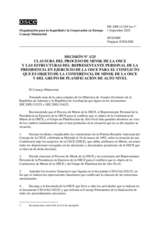 DECISION No. 1/25, CLOSURE OF THE OSCE MINSK PROCESS, PERSONAL REPRESENTATIVE OF THE OSCE CHAIRPERSON IN OFFICE ON THE CONFLICT DEALT WITH BY THE OSCE MINSK CONFERENCE AND THE HIGH-LEVEL PLANNING GROUP