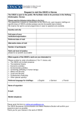Visitor group request form