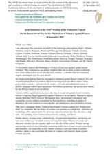 Joint Statement on the International Day for the Elimination of Violence Against Women
