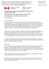 Statement by the Delegation of Canada on the Russian Federation’s ongoing aggression against Ukraine