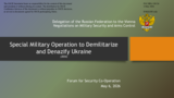 Presentation by the Russian Federation