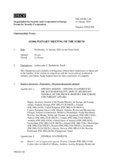 Journal of the 1124th Plenary Meeting of the Forum for Security Co-operation