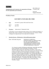 Journal of the 1124th Plenary Meeting of the Forum for Security Co-operation