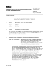 Journal of the 1124th Plenary Meeting of the Forum for Security Co-operation