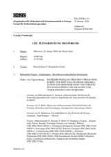 Journal of the 1125th Plenary Meeting of the Forum for Security Co-operation