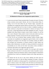 EU Statement