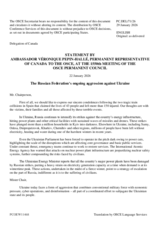 Statement by the Delegation of Canada