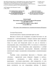 Statement by the Russian Federation
