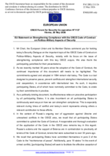 EU Statement