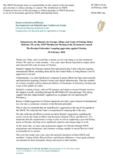 Statement by the Delegation of Ireland on “The Russian Federation’s Ongoing Aggression Against Ukraine”