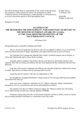 Statement by the Delegation of Canada on “The Russian Federation’s Ongoing Aggression Against Ukraine”