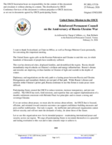 Statement by the Delegation of the United States of America on “The Russian Federation’s Ongoing Aggression Against Ukraine”