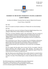 Statement by the Delegation of Norway on "The Russian Federation's Ongoing Aggression Against Ukraine"