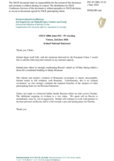 Statement by Ireland