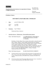 Journal of the 1552nd Plenary Meeting of the Permanent Council