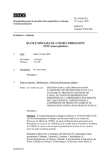 Journal of the 1531st Special Plenary Meeting of the Permanent Council