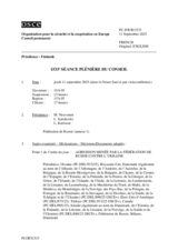 Journal of the 1533rd Plenary Meeting of the Permanent Council