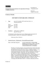 Journal of the 1534th Plenary Meeting of the Permanent Council