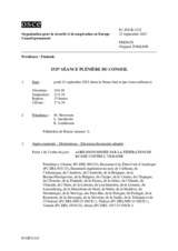 Journal of the 1535th Plenary Meeting of the Permanent Council
