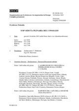 Journal of the 1538th Plenary Meeting of the Permanent Council