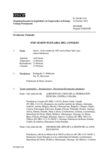 Journal of the 1538th Plenary Meeting of the Permanent Council