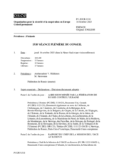 Journal of the 1538th Plenary Meeting of the Permanent Council