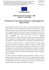 EU Statement