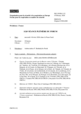 Journal of the 1126th Forum for Security and Co-operation Meeting