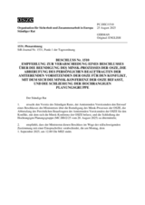 Permanent Council Decision No. 1510